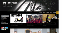 Desktop Screenshot of bastianpusch.de